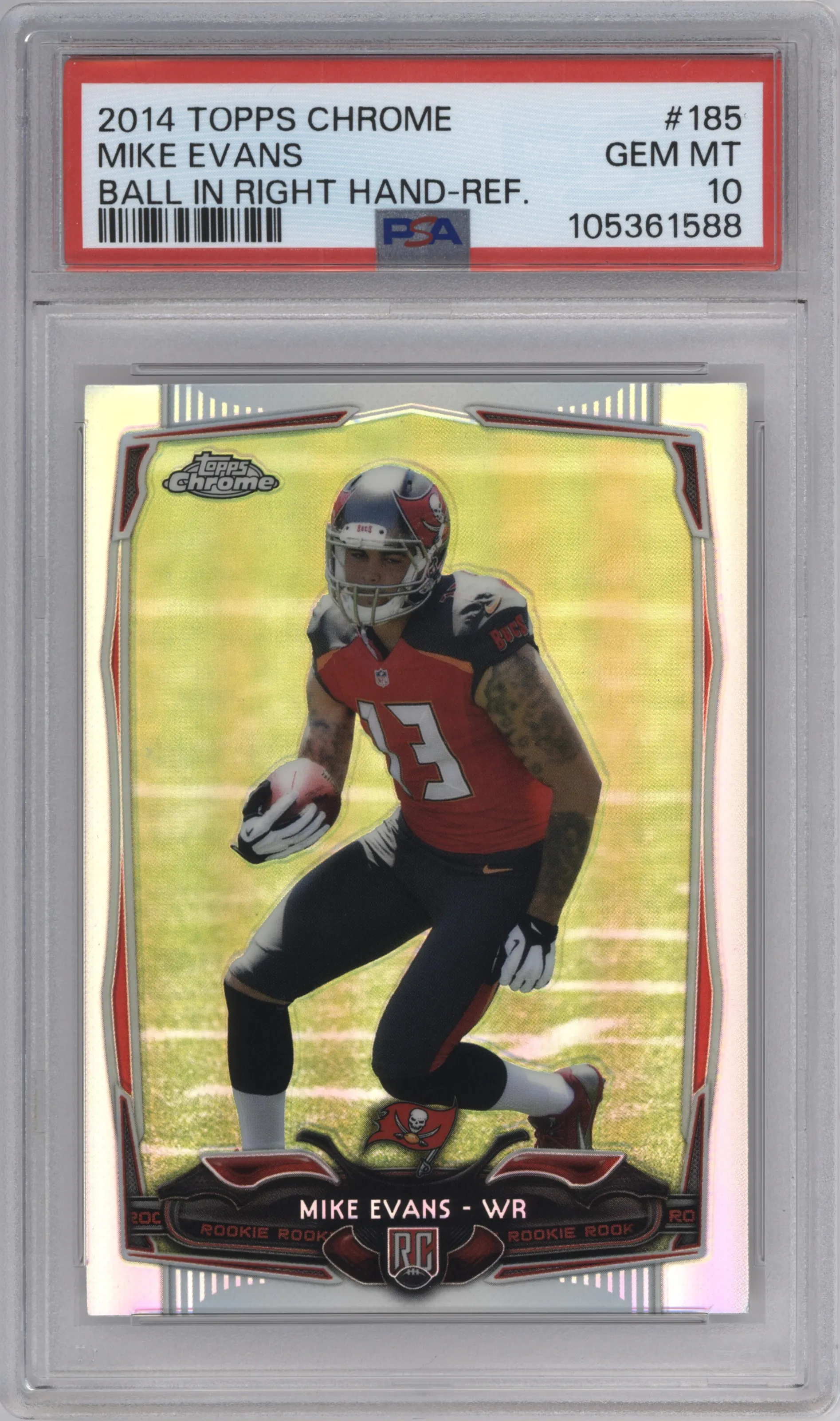 2014 Topps Chrome Mike Evans Refractor PSA 10