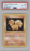 Vulpix from the 1999 Pokemon set graded by PSA and given an overall grade of 8.