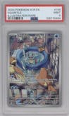 Squirtle from the 2024 Pokemon SV set graded by PSA and given an overall grade of 9.