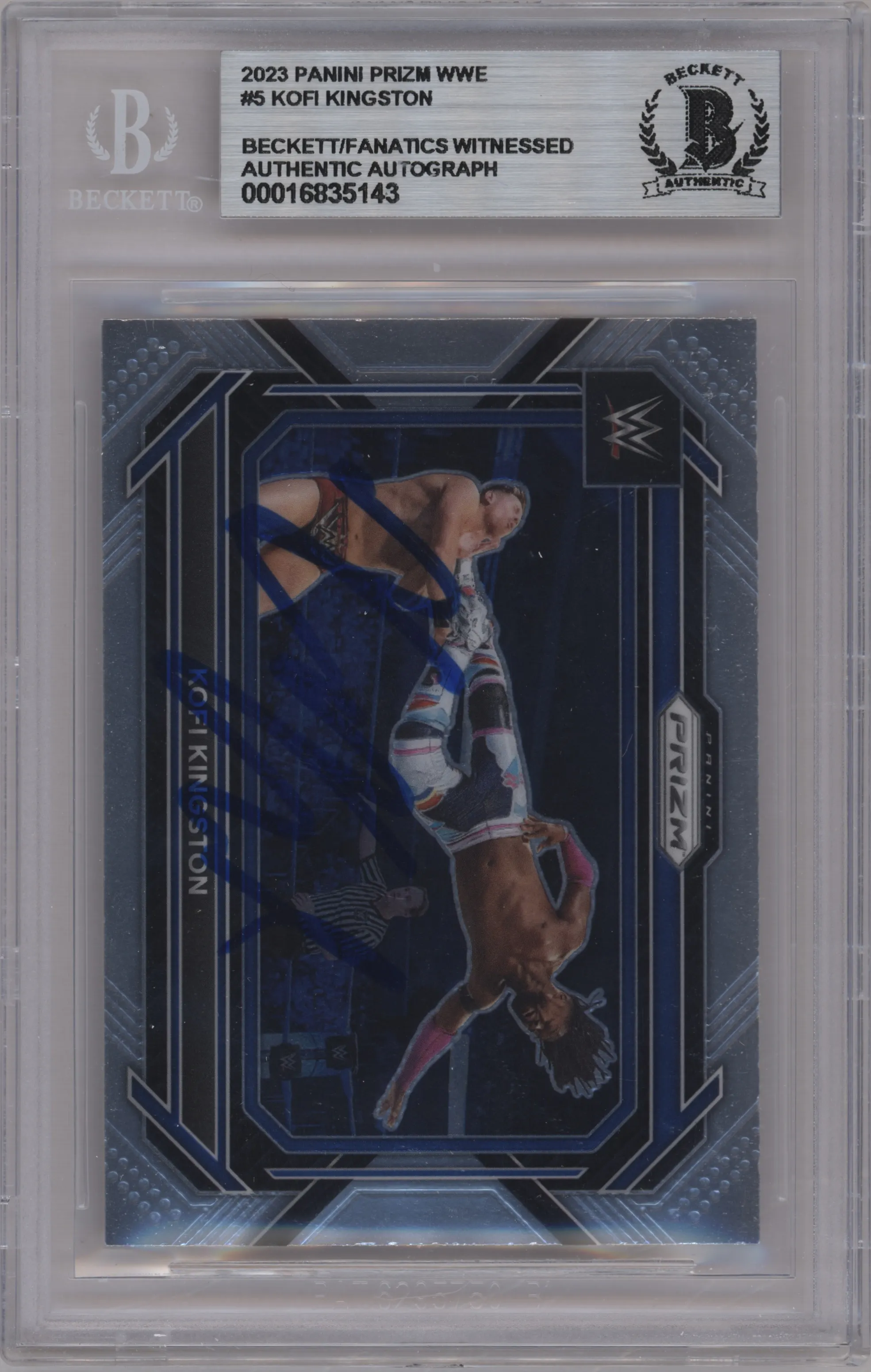 2023 Panini Prizm WWE Kofi Kingston BGS AUTHENTIC #5 BGS