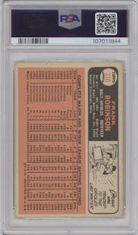 Frank Robinson from the 1966 Topps set graded by PSA and given an overall grade of 3.