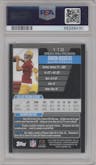 Aaron Rodgers from the 2005 Bowman set graded by PSA and given an overall grade of 9.