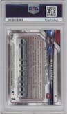 Ronald Acuna Jr. from the 2018 Bowman Chrome set graded by PSA and given an overall grade of 10.