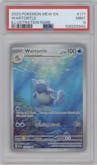 Wartortle from the 2023 Pokemon SV set graded by PSA and given an overall grade of 9.