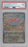 Venusaur ex from the 2023 Pokemon SV set graded by PSA and given an overall grade of 9.