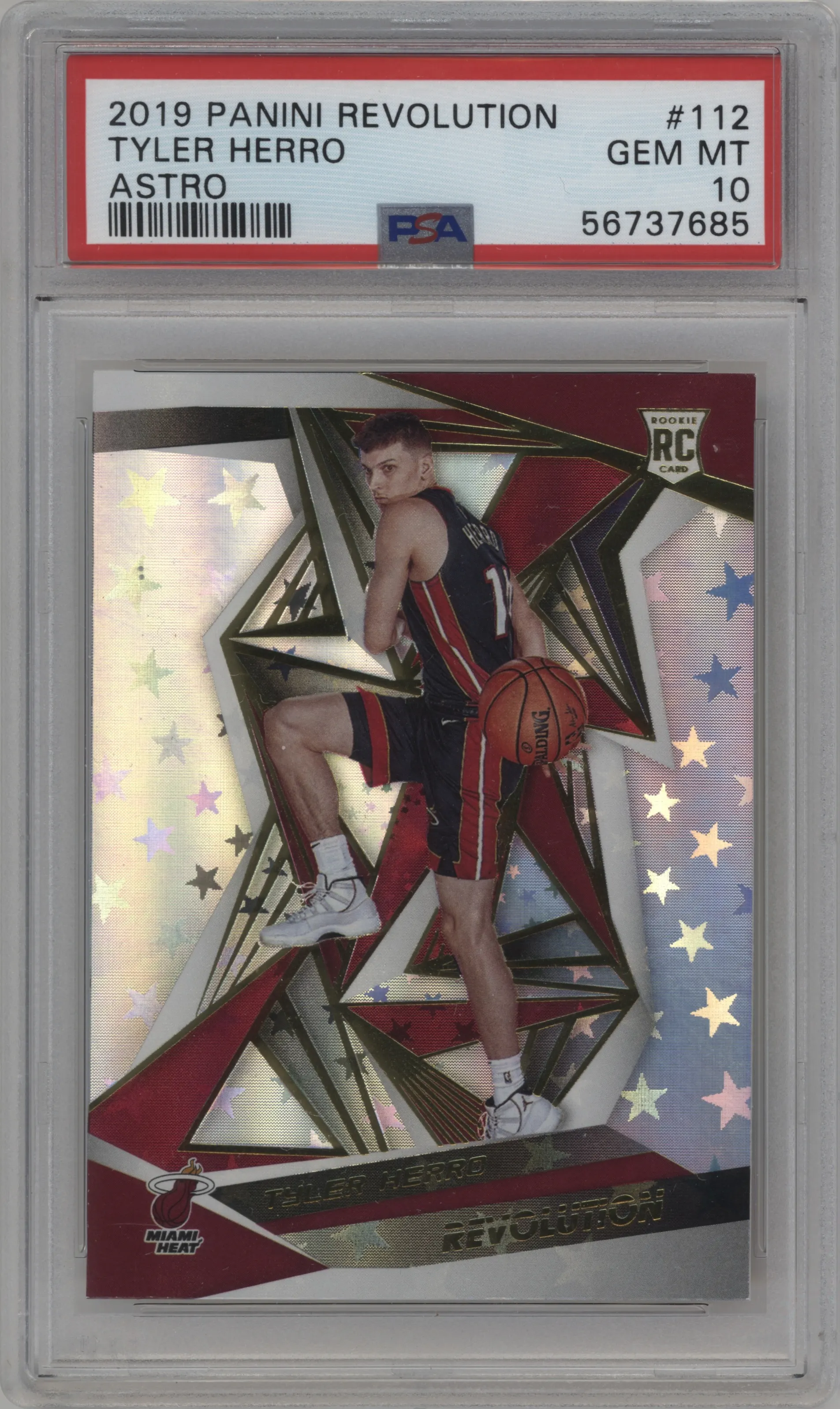2019 Panini Revolution Tyler Herro Astro PSA 10