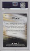 Shohei Ohtani from the 2018 Topps Chrome set graded by PSA and given an overall grade of 10.