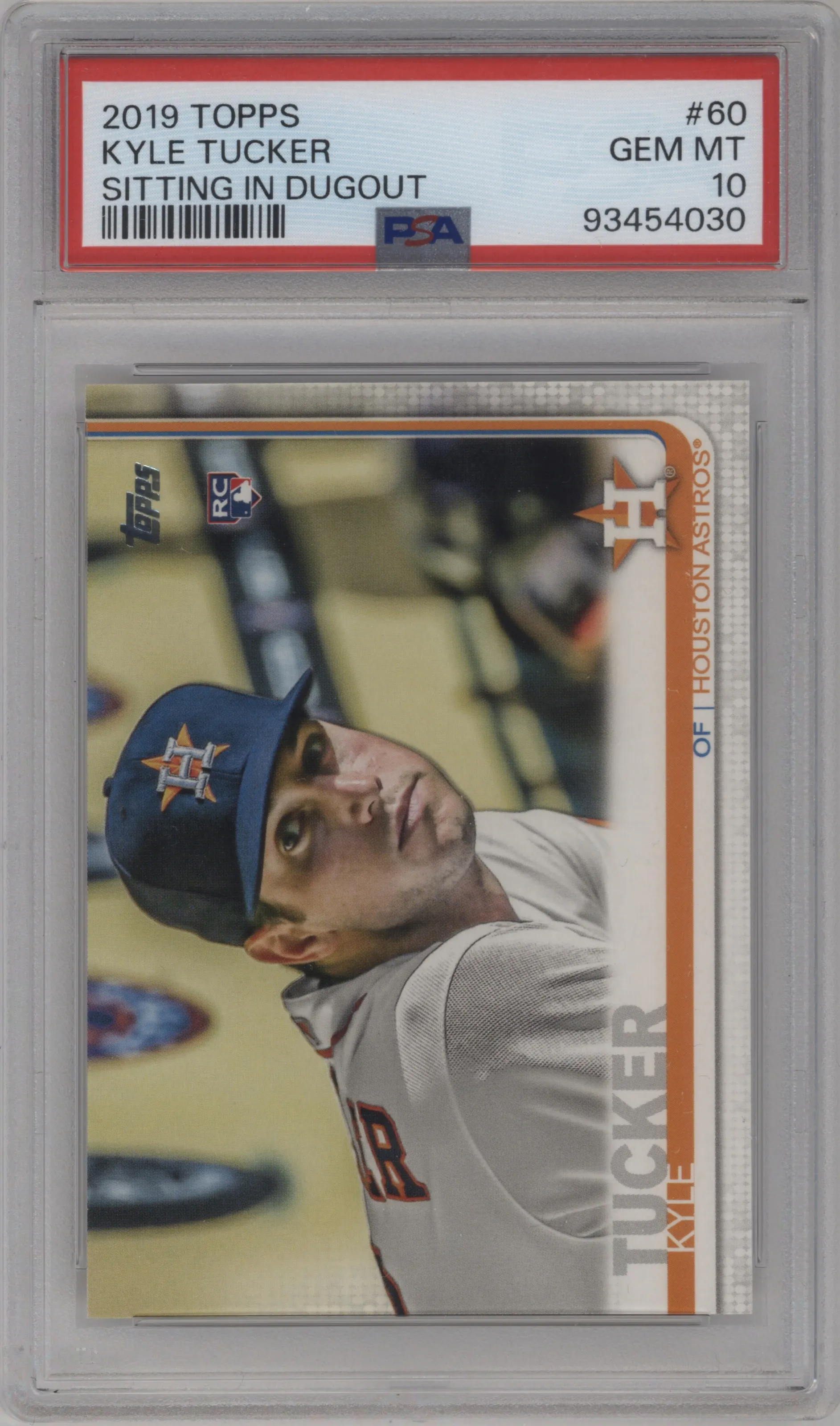 2019 Topps Series 1 Variation Kyle Tucker PSA 10
