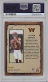 Jayden Daniels from the 2024 Panini Mosaic set graded by PSA and given an overall grade of 9.