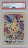 Pikachu  from the 2023 Pokemon SWSH set graded by PSA and given an overall grade of 9.