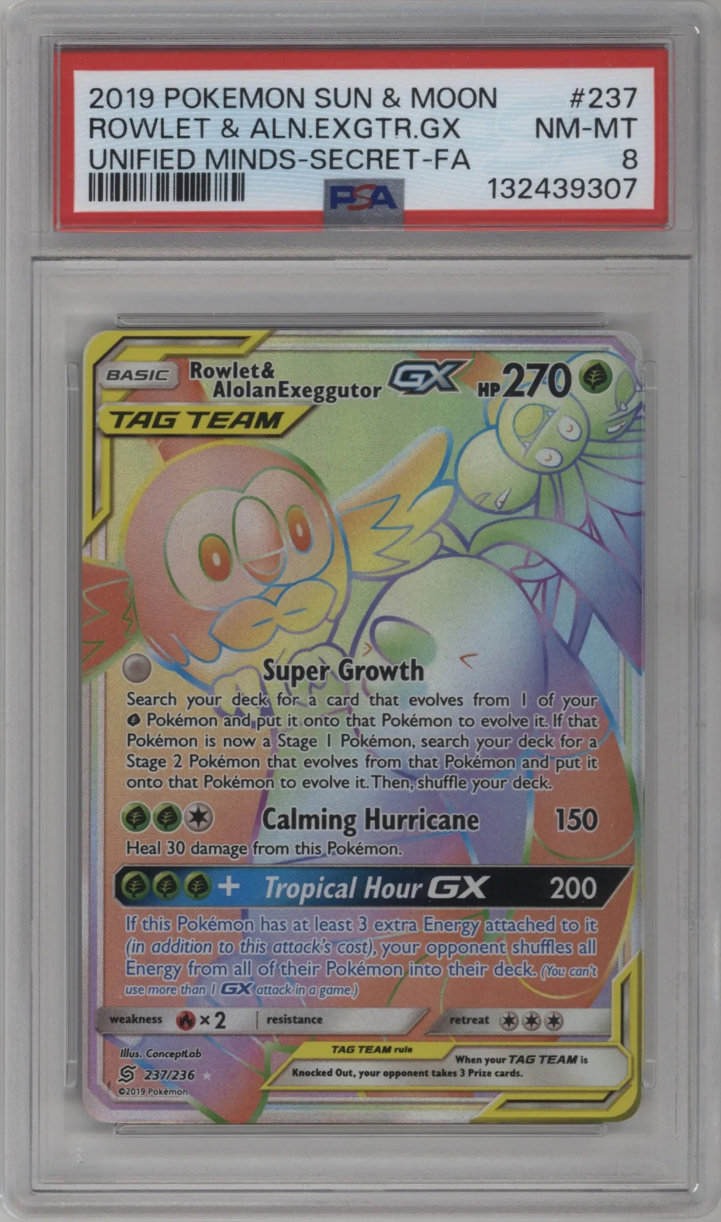 Rowlet/Alolan Exeggutor GX