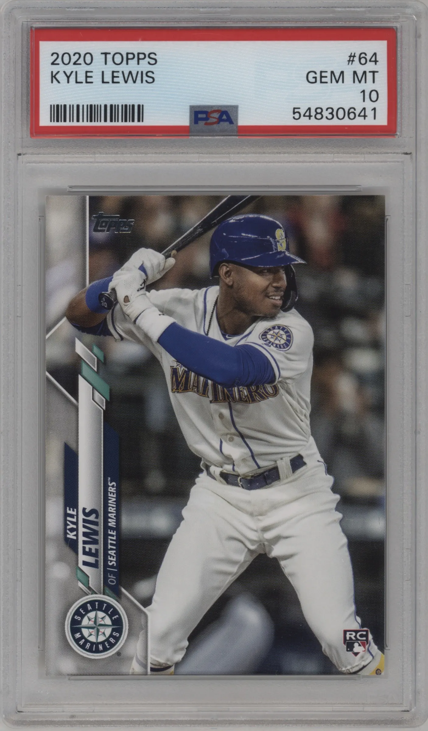 2020 Topps Series 1 Kyle Lewis PSA 10
