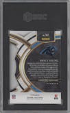 Bryce Young from the 2023 Panini Select set featuring a Die-Cut Black/Red parallel graded by SGC and given an overall grade of 10.