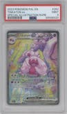 Tinkaton ex from the 2023 Pokemon SV set graded by PSA and given an overall grade of 9.