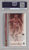 LeBron James from the 2003-04 Upper Deck LeBron James  set graded by PSA and given an overall grade of 10.