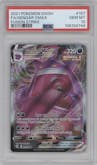 Gengar VMAX from the 2021 Pokemon SWSH set graded by PSA and given an overall grade of 10.
