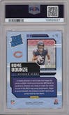 Rome Odunze from the 2024 Donruss set graded by PSA and given an overall grade of 10.