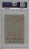 Dan Bankhead from the 1951 Bowman set graded by PSA and given an overall grade of 4.