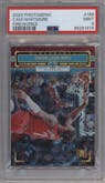 Cam Whitmore from the 2023-24 Panini Photogenic set featuring a Fireworks parallel graded by PSA and given an overall grade of 9.