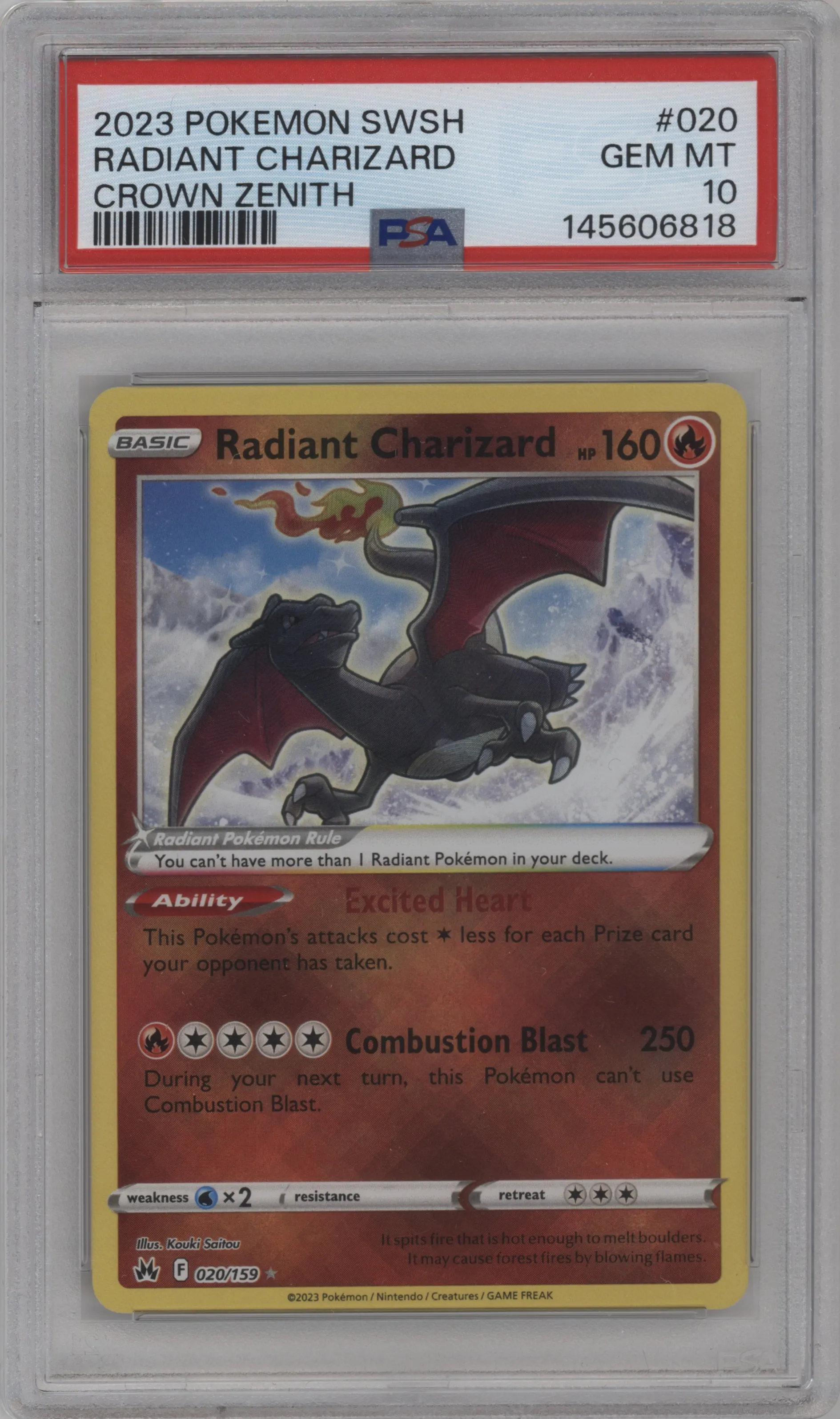 pokemon tcg crown zenith 020 159 radiant charizard card The Cards Of Pokmon TCG: Crown Zenith Part 3: Radiant Charizard
