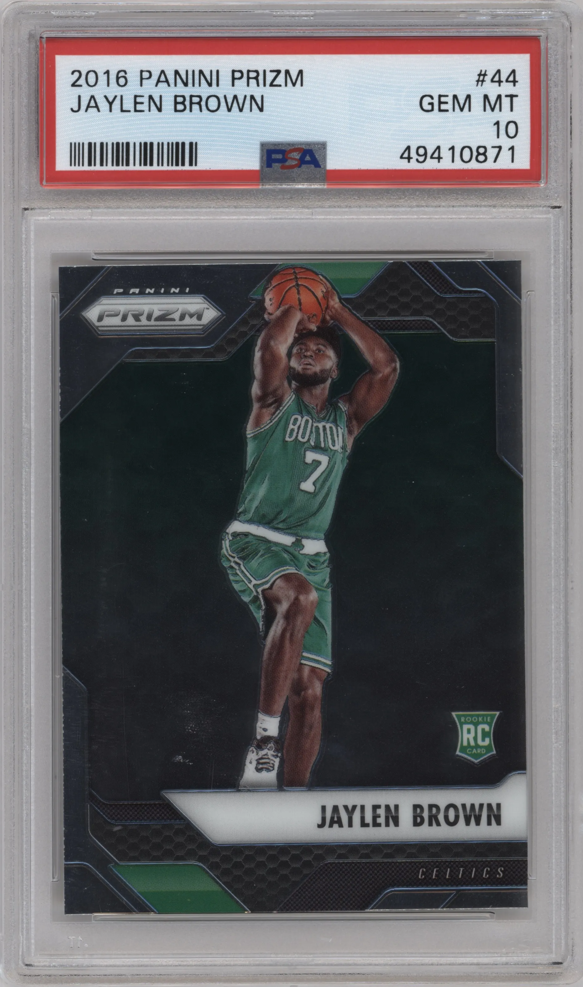 2016 Panini Prizm Jaylen Brown #44 PSA 10