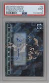 Brian Urlacher from the 2024 Panini Photogenic set featuring a Blue parallel graded by PSA and given an overall grade of 9.
