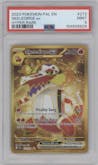 Skeledirge ex from the 2023 Pokemon SV set graded by PSA and given an overall grade of 9.