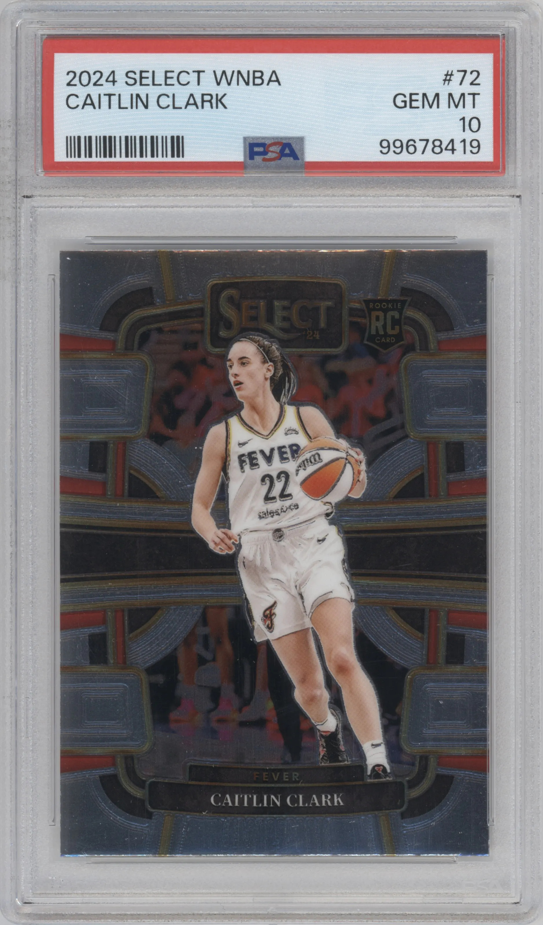 2024 Panini Select WNBA Caitlin Clark PSA 10