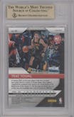 Trae Young from the 2018-19 Panini Prizm Mosaic set graded by Beckett and given an overall grade of 9.5.