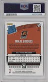 Mikal Bridges from the 2018-19 Panini Donruss Optic set graded by PSA and given an overall grade of 9.