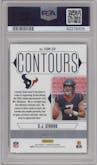 C.J. Stroud from the 2023 Panini Phoenix set featuring a Orange parallel graded by PSA and given an overall grade of 10.