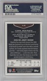 Tom Brady  from the 2009 Bowman Chrome set graded by PSA and given an overall grade of 10.