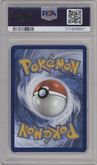 Lugia V from the 2022 Pokemon SWSH set graded by PSA and given an overall grade of 10.