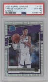 Tyrese Haliburton from the 2020-21 Panini Donruss set featuring a Choice parallel graded by PSA and given an overall grade of 10.