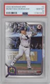 Munetaka Murakami from the 2022 Bowman Nippon Professional Baseball set graded by PSA and given an overall grade of 10.