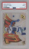 CeeDee Lamb from the 2023 Panini Zenith set graded by PSA and given an overall grade of 9.