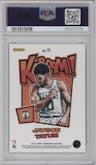 Jayson Tatum from the 2021-22 Crown Royale set graded by PSA and given an overall grade of 9.