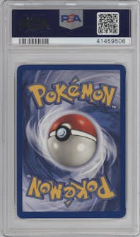 Mr. Mime from the 1999 Pokemon set graded by PSA and given an overall grade of 9.