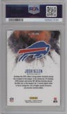 Josh Allen from the 2024 Panini Phoenix set graded by PSA and given an overall grade of 10.