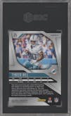 Tyreek Hill from the 2024 Panini Prizm set featuring a White Sparkle parallel graded by SGC and given an overall grade of 10.