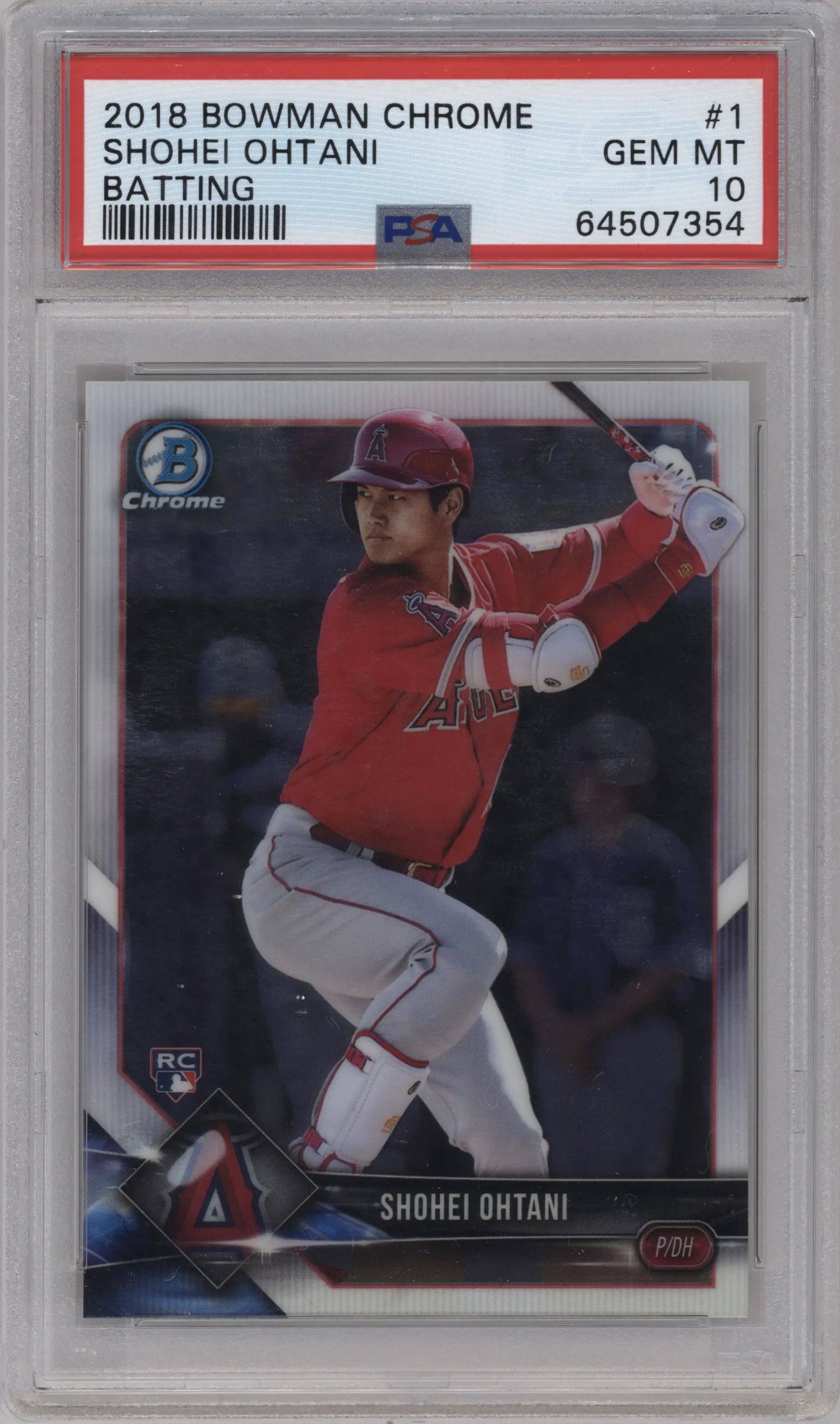 2018 Bowman Chrome Shohei Ohtani #1 PSA 10