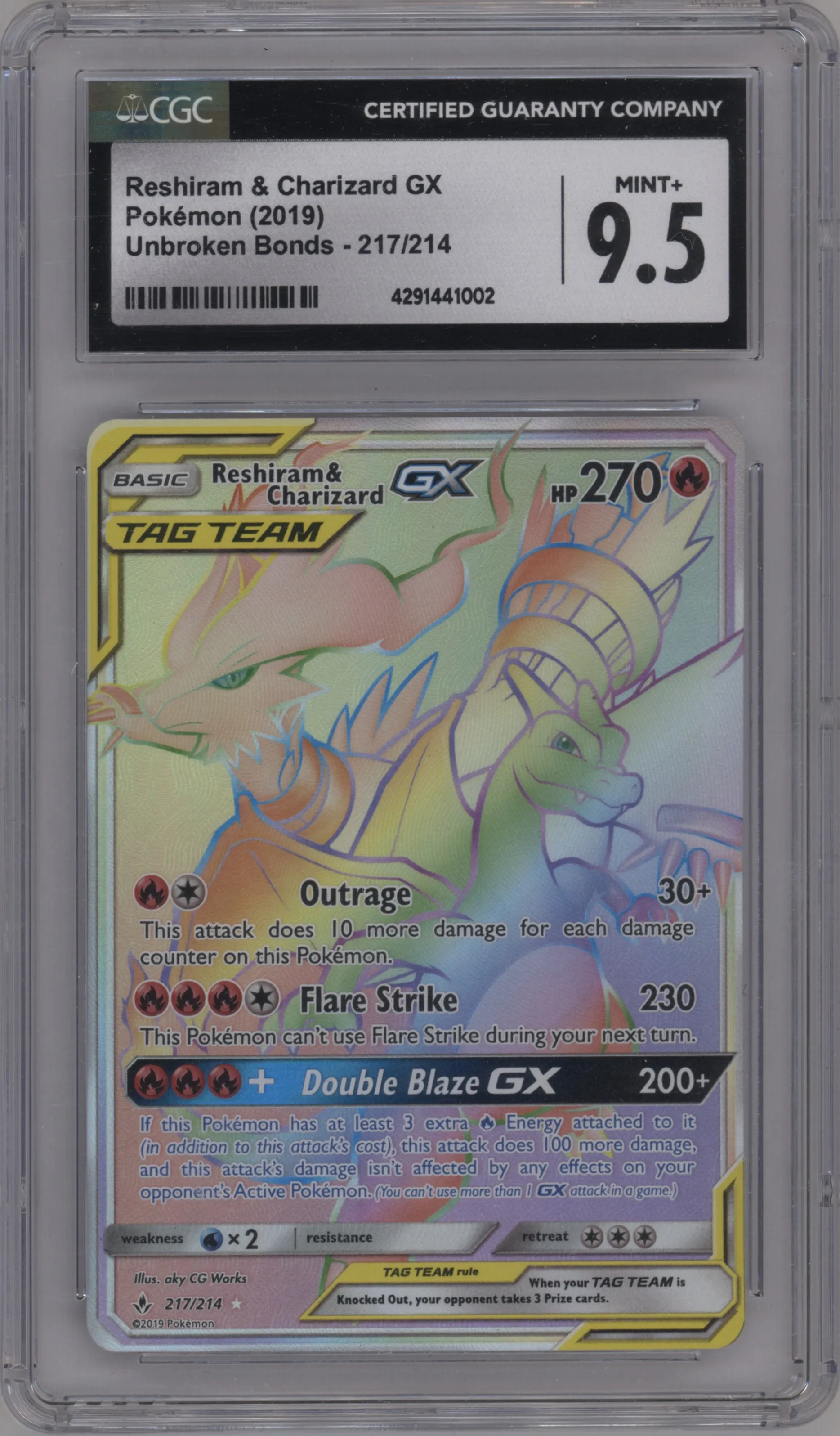 Reshiram/Charizard GX