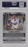 Shohei Ohtani from the 2018 Panini Diamond Kings set graded by PSA and given an overall grade of 9.