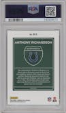 Anthony Richardson from the 2023 Donruss Optic set graded by PSA and given an overall grade of 10.