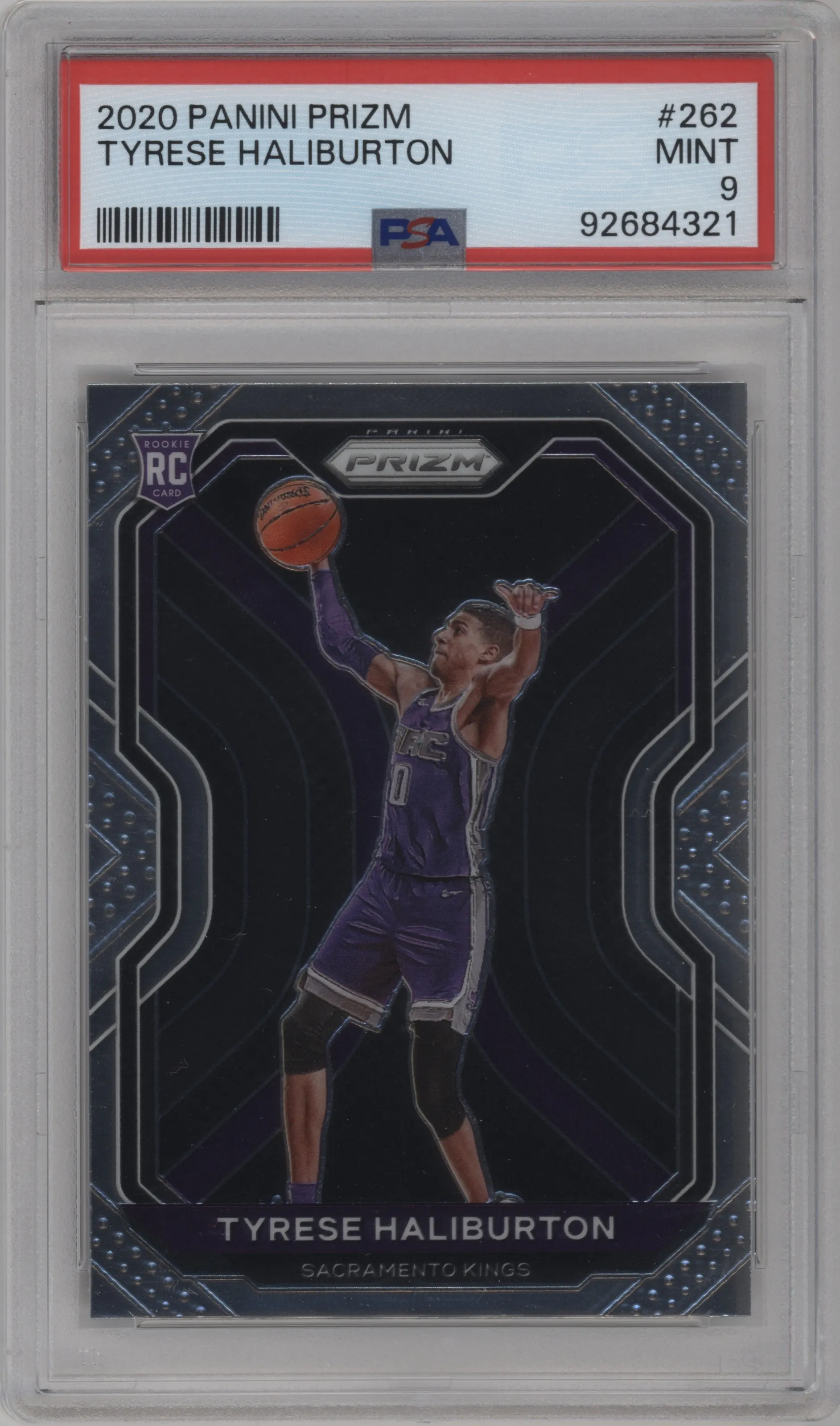 2020 Panini Prizm Tyrese Haliburton PSA 9