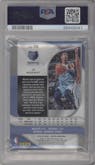 Ja Morant from the 2019-20 Panini Spectra set graded by PSA and given an overall grade of 10.