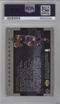 Kobe Bryant from the 1998-99 Upper Deck Ovation set graded by PSA and given an overall grade of 9.