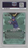 Bo Bichette from the 2021 Panini Diamond Kings set graded by PSA and given an overall grade of 9.
