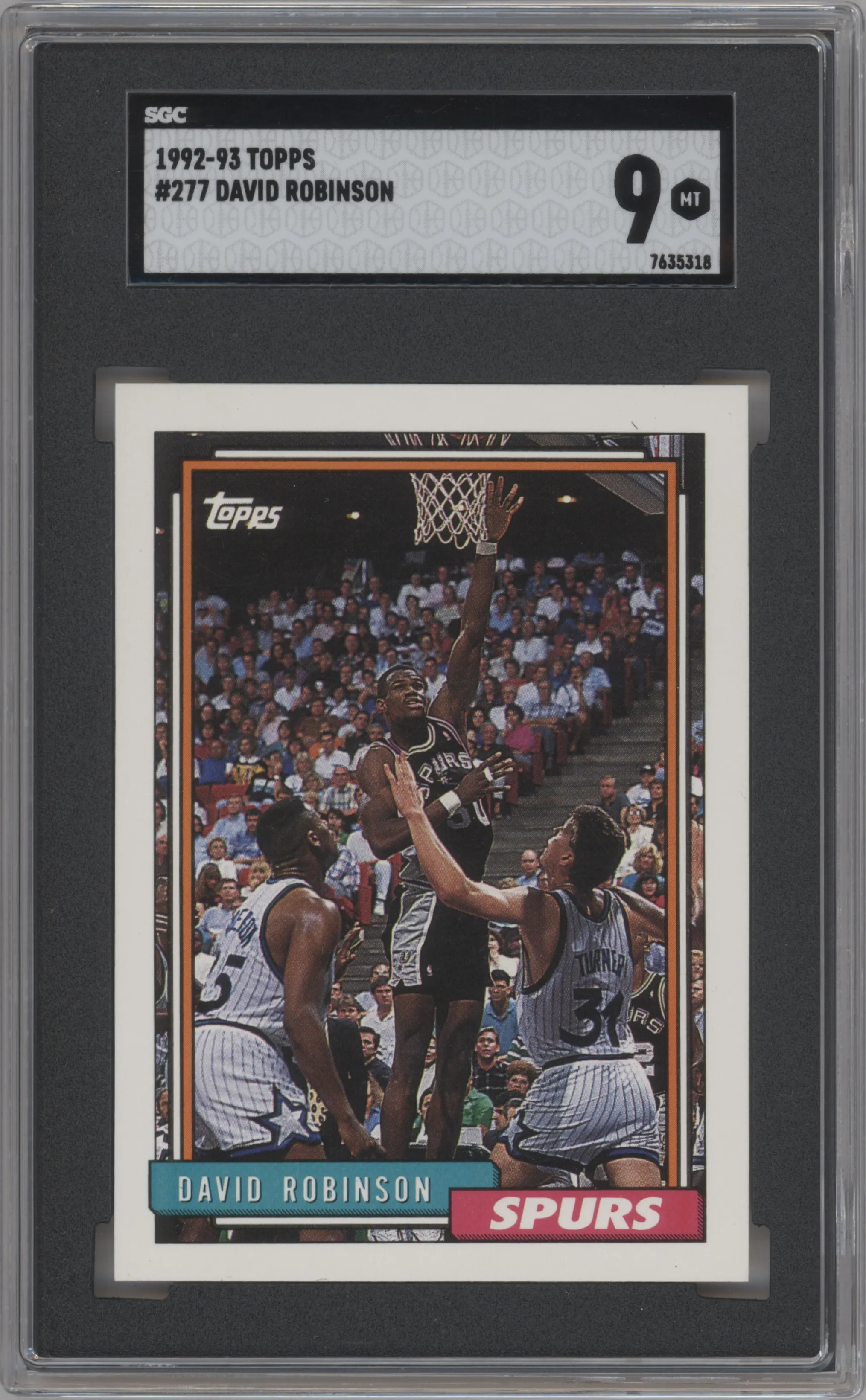 1992 Topps David Robinson SGC 9