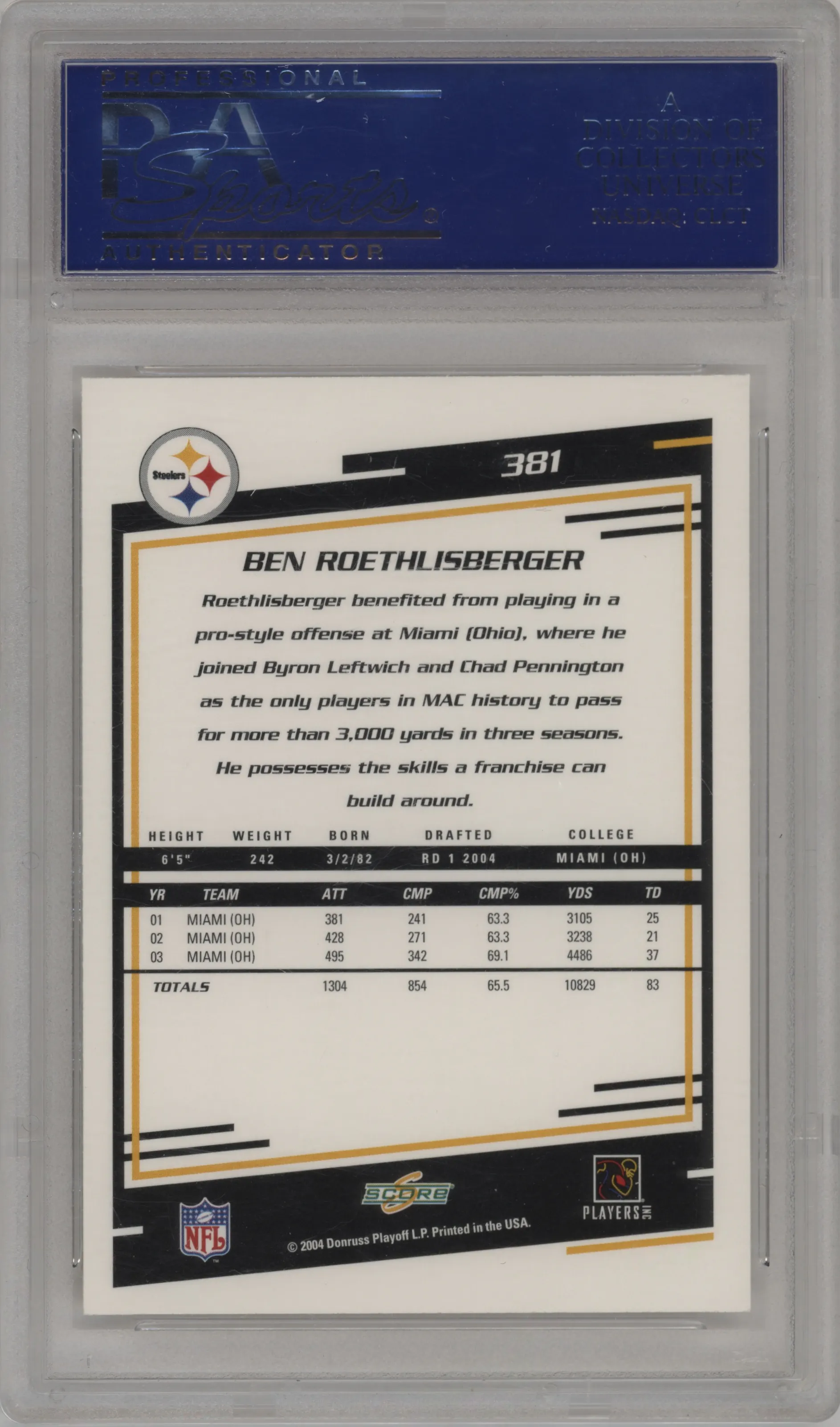 Ben Roethlisberger
